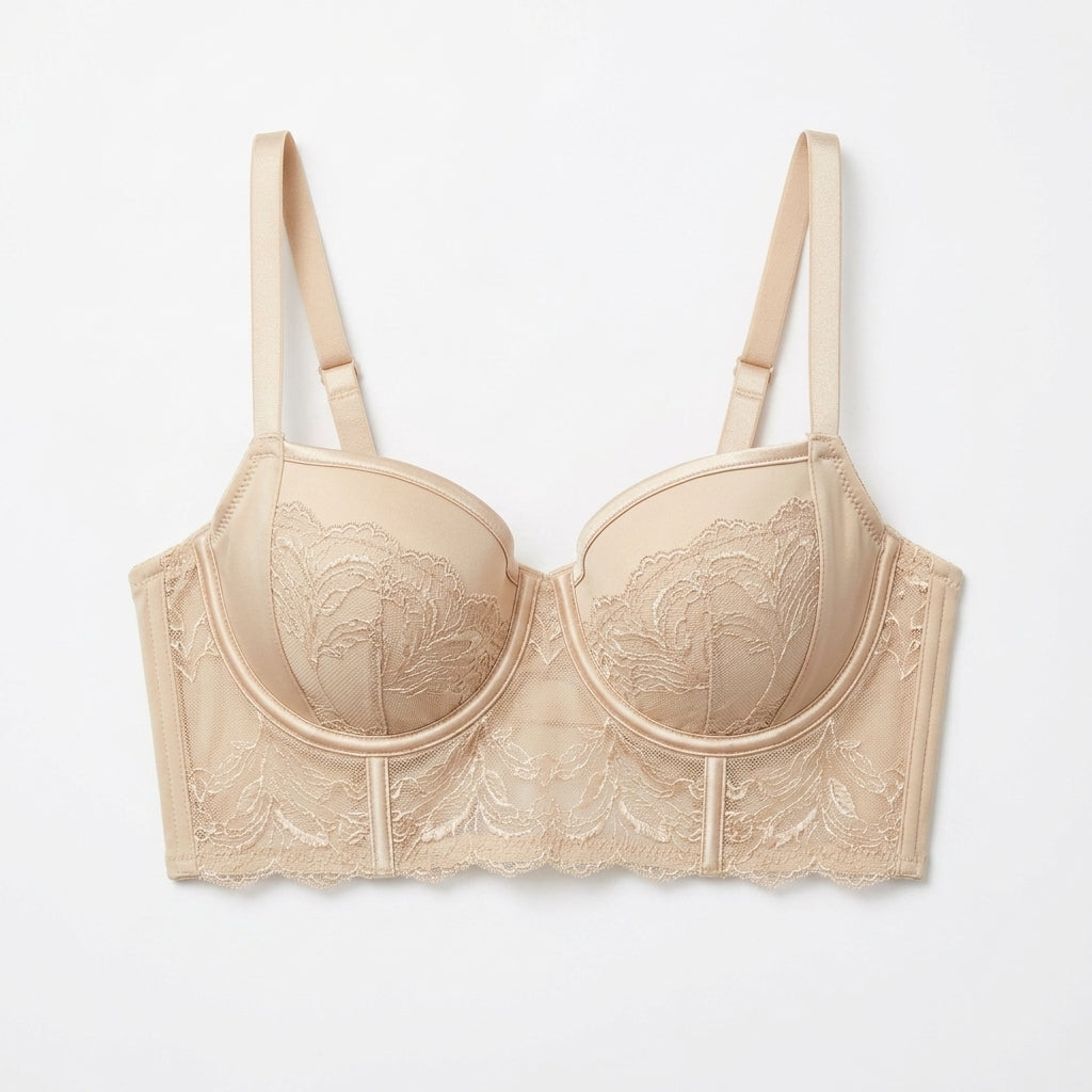 Nserqlio™ Celestine Women’s Satin-Trim Balconette Bra with Underwire Support