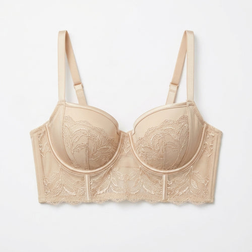 Nserqlio™ Celestine Women’s Satin-Trim Balconette Bra with Underwire Support