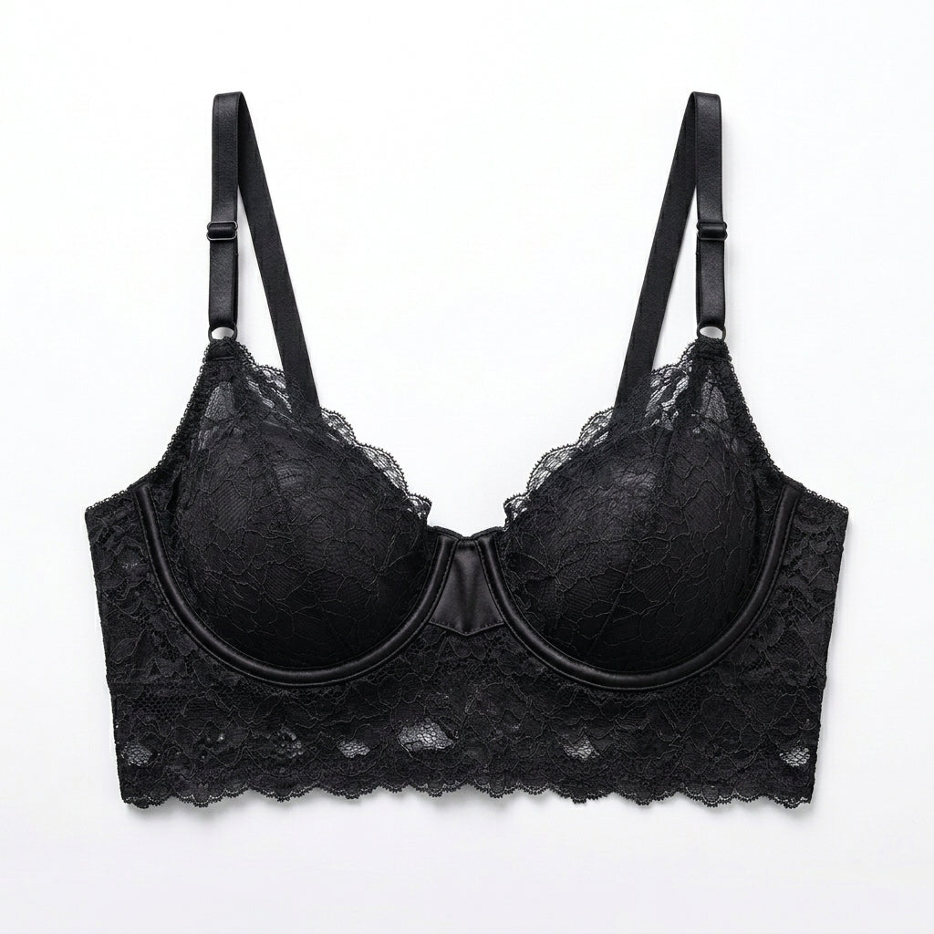 Nserqlio™ Celestine Women’s Satin-Trim Balconette Bra with Underwire Support