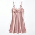 Nserqlio™ Women’s Lace-Panel Satin Slip Dress & Nightgown