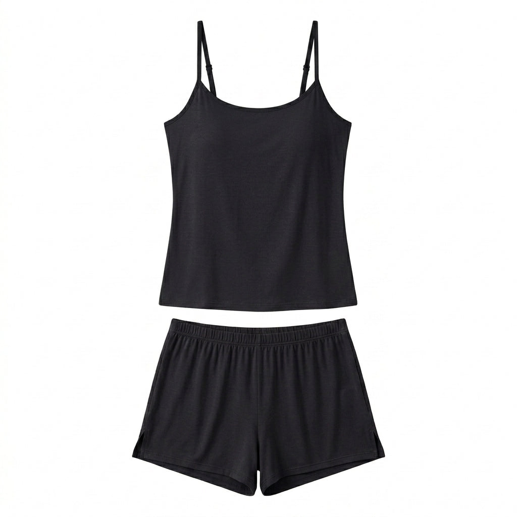 Nserqlio™ Women’s Modal Camisole & Lounge Shorts Pajama Set