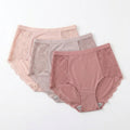 Nserqlio™ Women’s High-Waist Lace Briefs Three-Pack