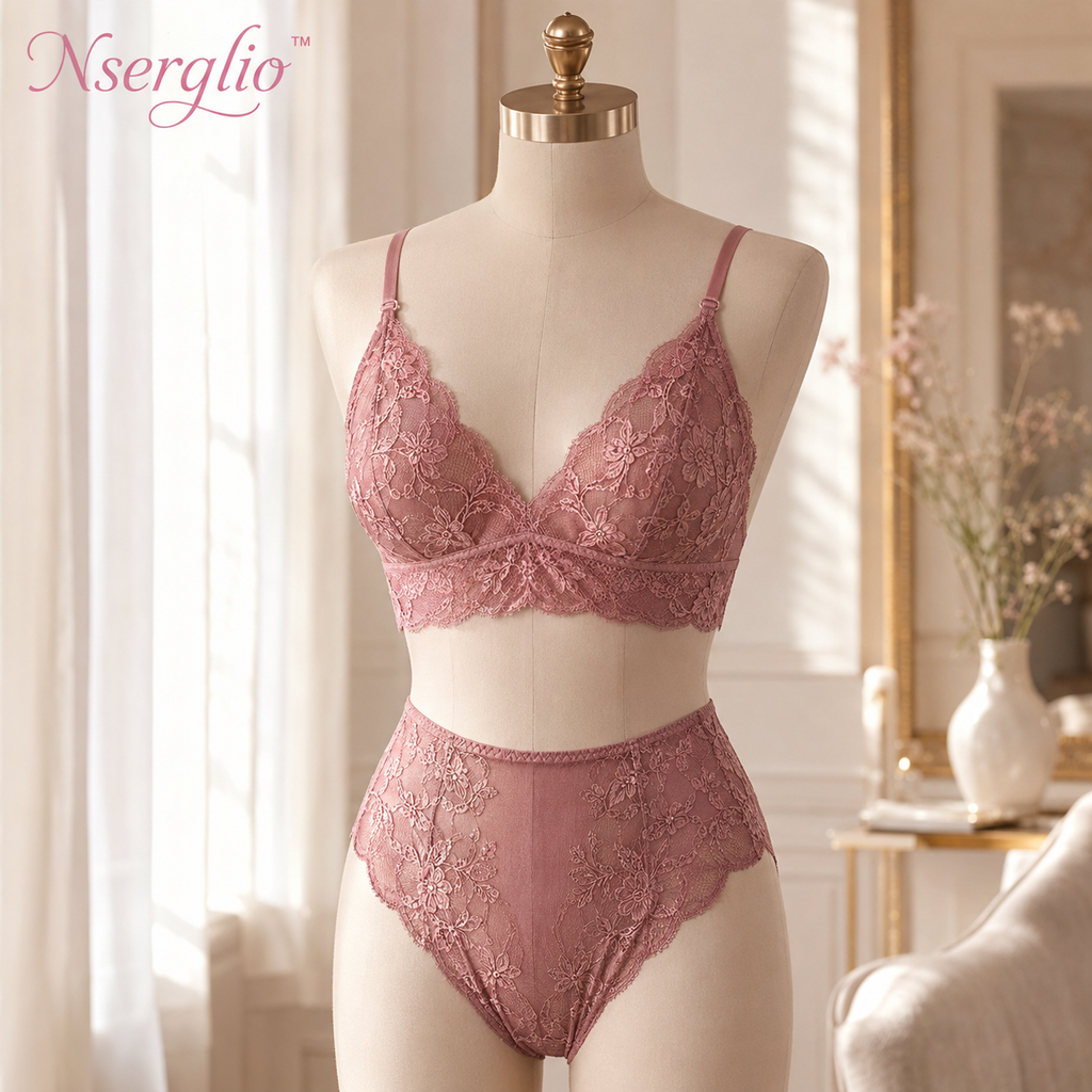 Nserqlio™ Women’s High-Waist Lace Briefs Three-Pack